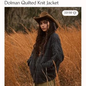 Free People Dolman Quilted Jacket
